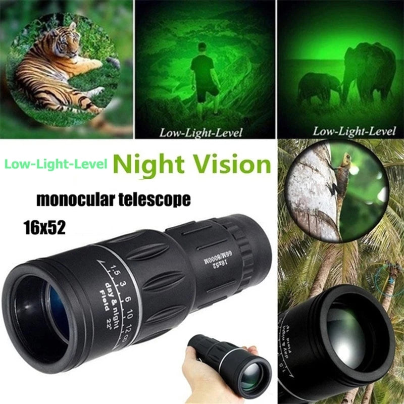 Telescopio Monocular 16X52