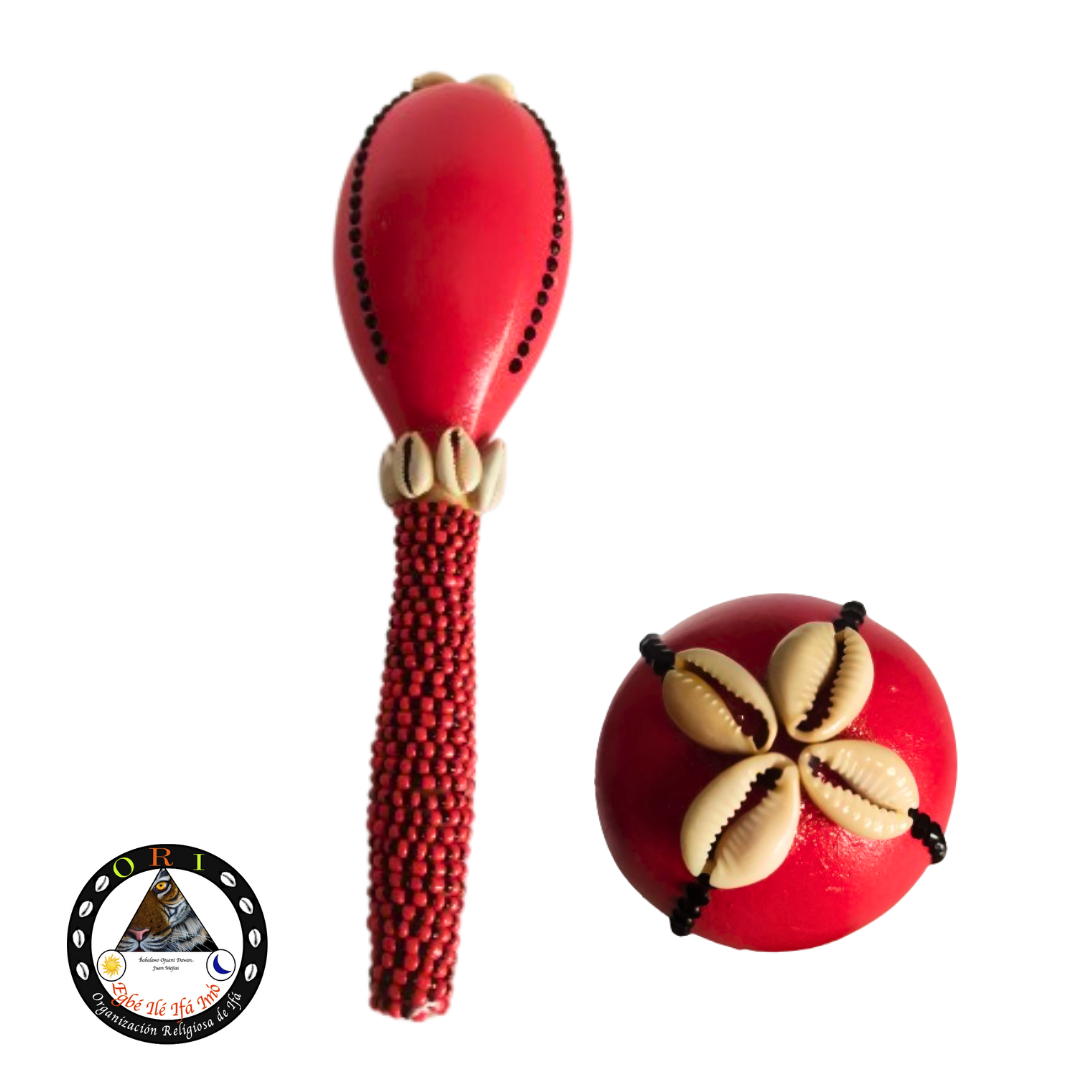 MARACA DECORATIVA DE ELEGGUA